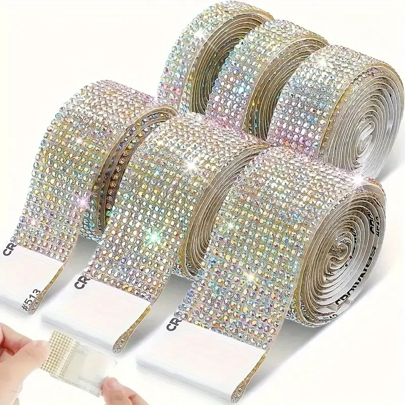 Crystal Rhinestone Ribbon