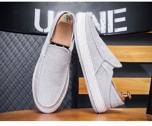Men's slip-on casual canvas shoes