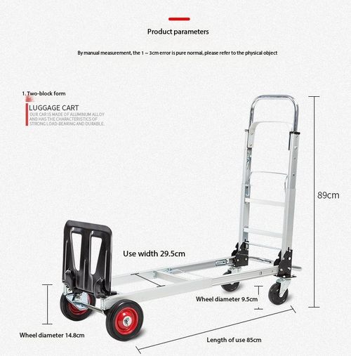 Capacity Heavy Duty Aluminum Folding Hand Truck