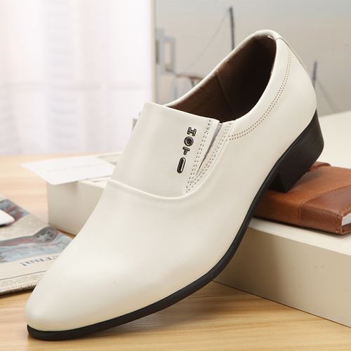 Men's breathable pointed toe business formal shoes