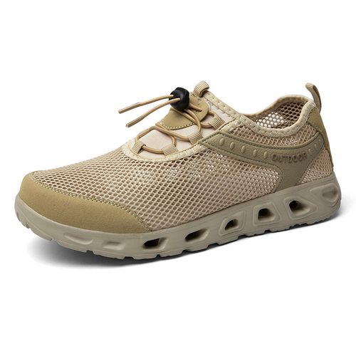 Summer mesh casual beach shoes, lightweight large-sized breathable shoes