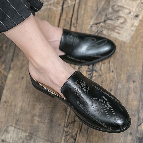 Compact business casual shoes, fashionable and versatile leather shoes