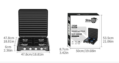 Foreign trade gas stove tabletop four-burner stove Gas Stove European outdoor manual ignition gas