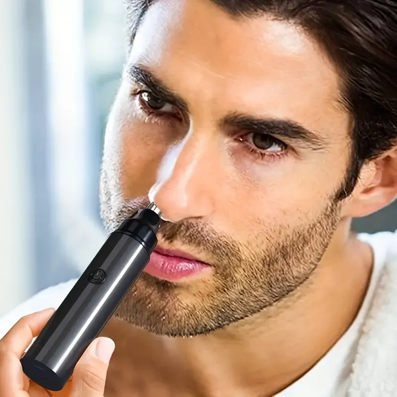 Ear And Nose Hair Trimmer Painless Eyebrow Facial Hair Removal Nose Clipper USB Electric Nasal Hair Remover Father's Day Gift