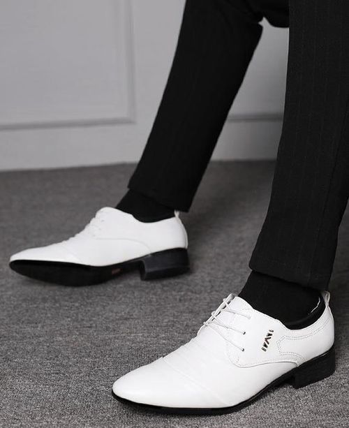 Men's business shoes, little white shoes, wedding shoes