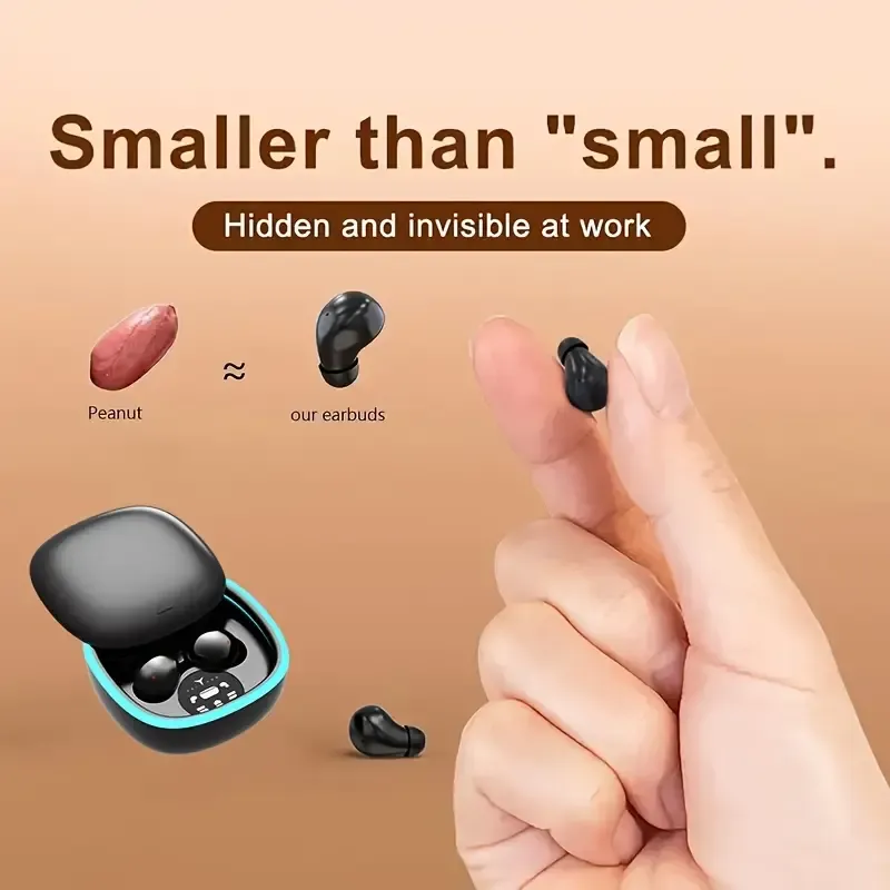 Ultra-Compact Wireless Earbuds with Long Battery Life, High-Fidelity Sound, Perfect for Outdoor Activities, Ideal Gift for Men, Women, and Students, Perfect for Christmas or Halloween