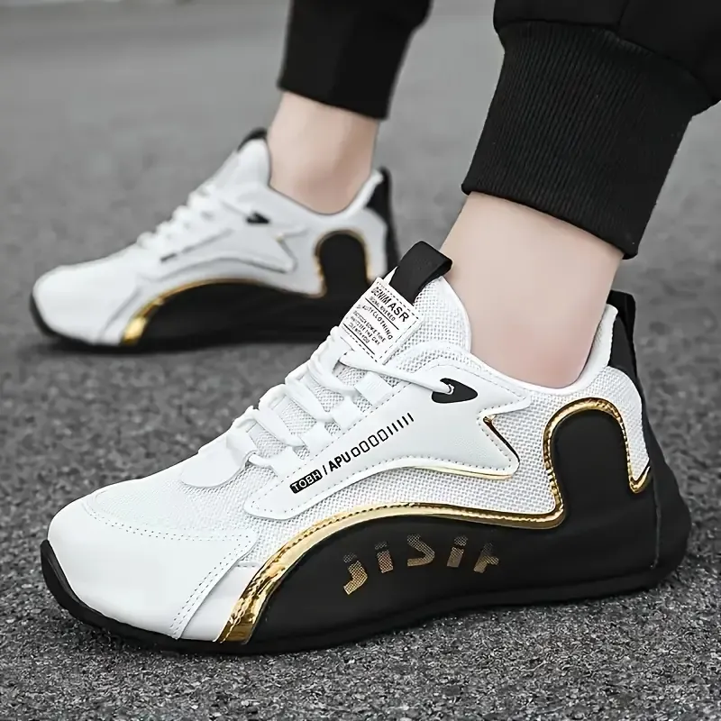 Ultra Comfy Striped Hiking Shoes for Men - Breathable