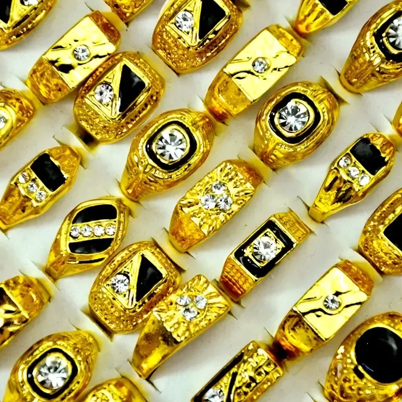 Crystal Rhinestone Metal Ring