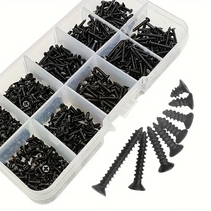 Black Phillips Self Tapping Screw Assortment Kit