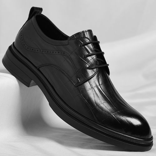 Men's formal leather shoes, commuter style leather shoes, business height-increasing shoes