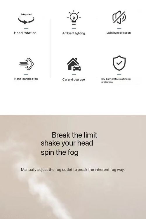 Home Portable Ultrasonic Mist Maker Humidifier Mini Projector LED Start Light Aromatic Essential Oil Diffuser Humidifier