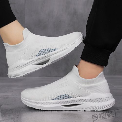 Men's Breathable Lightweight Slip On Casual Shoes, Outdoor Non-slip Soft Sole Sneakers, Spring And Summer