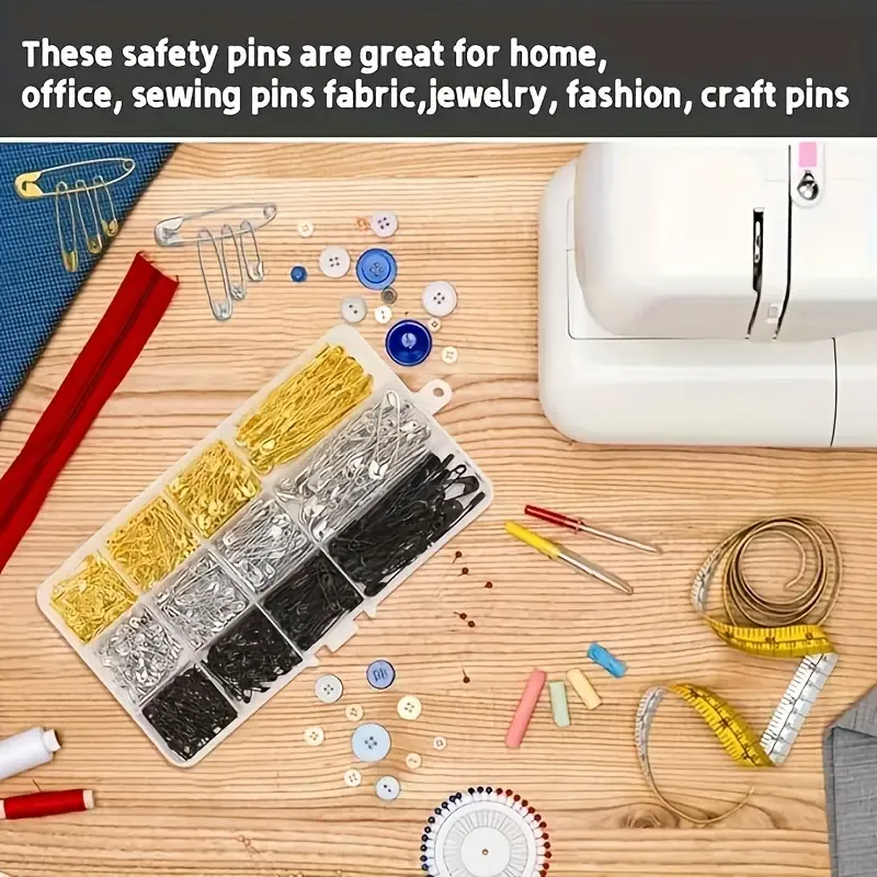 Heavy-Duty Safety Pins Set