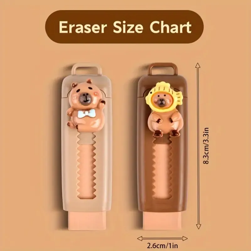 Adorable Bamboo Push-Pull Eraser