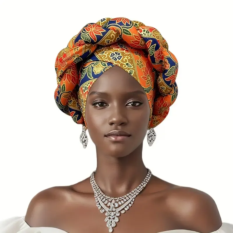 Chic Elastic African Print Turban