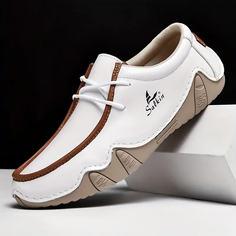 Men's Casual Comfortable Low Top Sneakers, Non-slip Lightweight Loafer Shoes For All Seasons