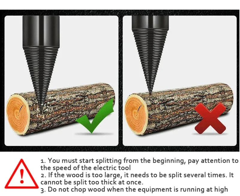 Firewood Drill Bit Set