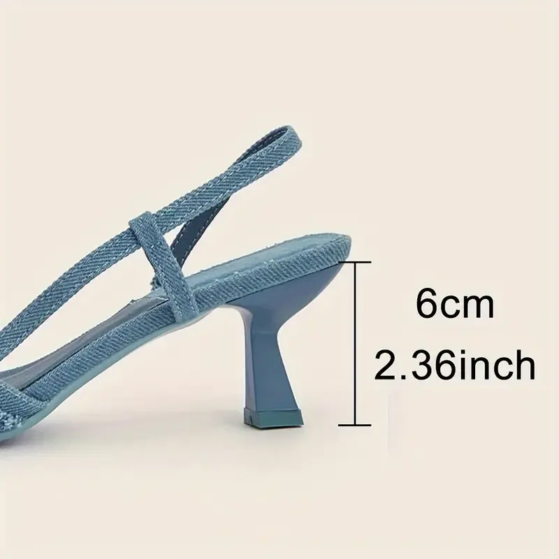 Chic Kitten Heel Sandals