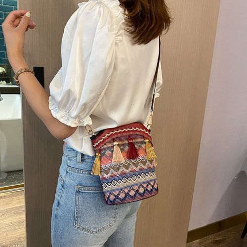 Women Embroidery Shoulder Bag