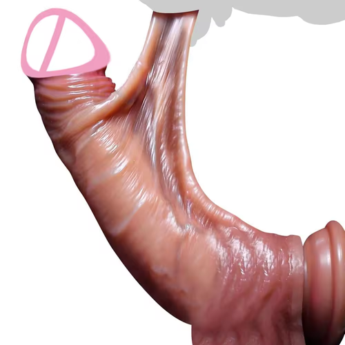 😍😍😍Realistic Dildos for Women Skin Sliding Foreskin Testicles Dildo Anal Vaginal Stimulation Strapon Big Penis Sex Toys for Woman