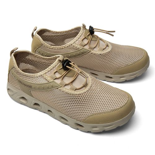 Summer mesh casual beach shoes, lightweight large-sized breathable shoes