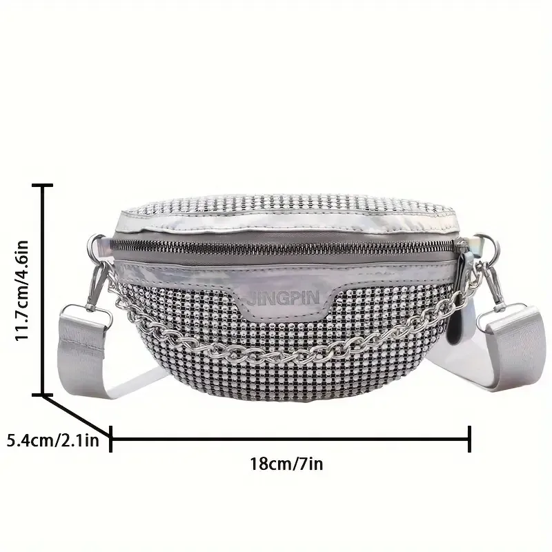Bling-Bling Rhinestone Waist Bag