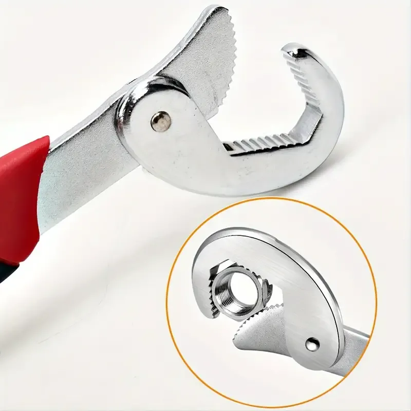 Universal Adjustable Wrench Tool, Multifunctional Double-Ended Pipe Wrench Plier, Indoor And Outdoor Repair Tool