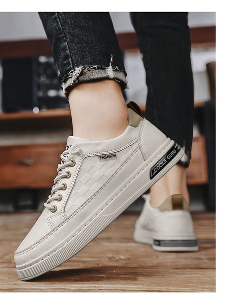 Men's summer waterproof non-slip casual leather shoes men's sneakers