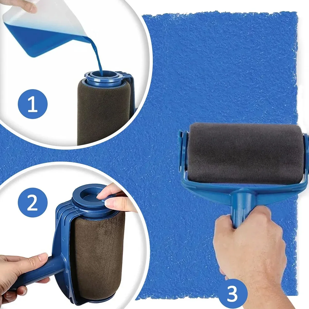 Paint Roller Brush Painting Handle Tool