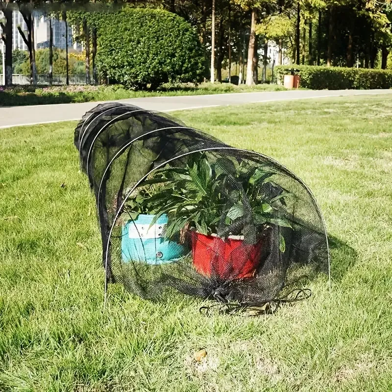 Black Adjustable Mesh Net for Garden Protection