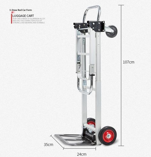 Capacity Heavy Duty Aluminum Folding Hand Truck