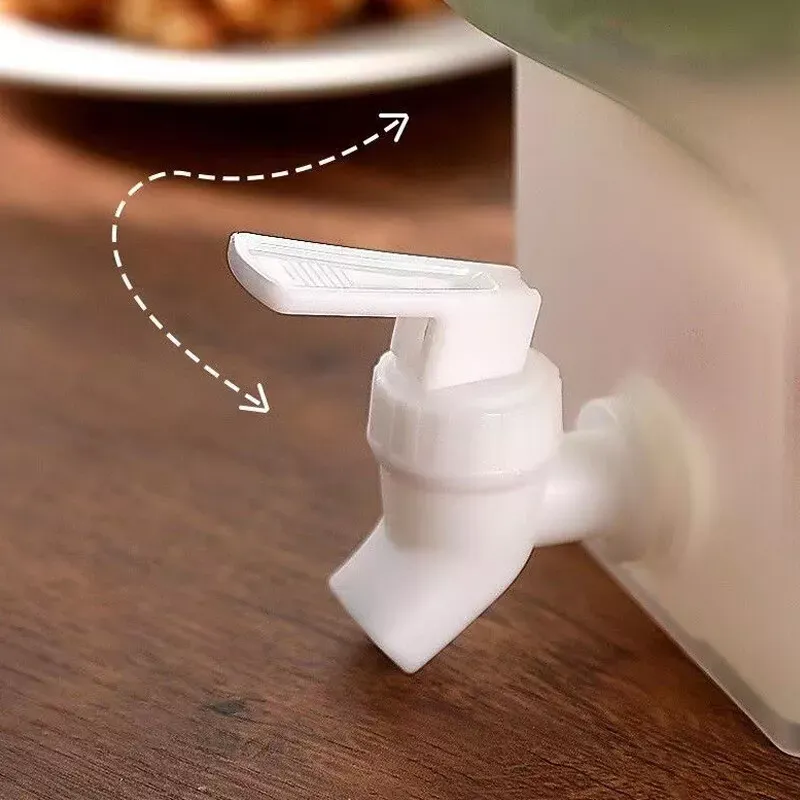 3.5L Water Drink Bucket Beverage Dispenser with Faucet Refrigerator Cold Kettle