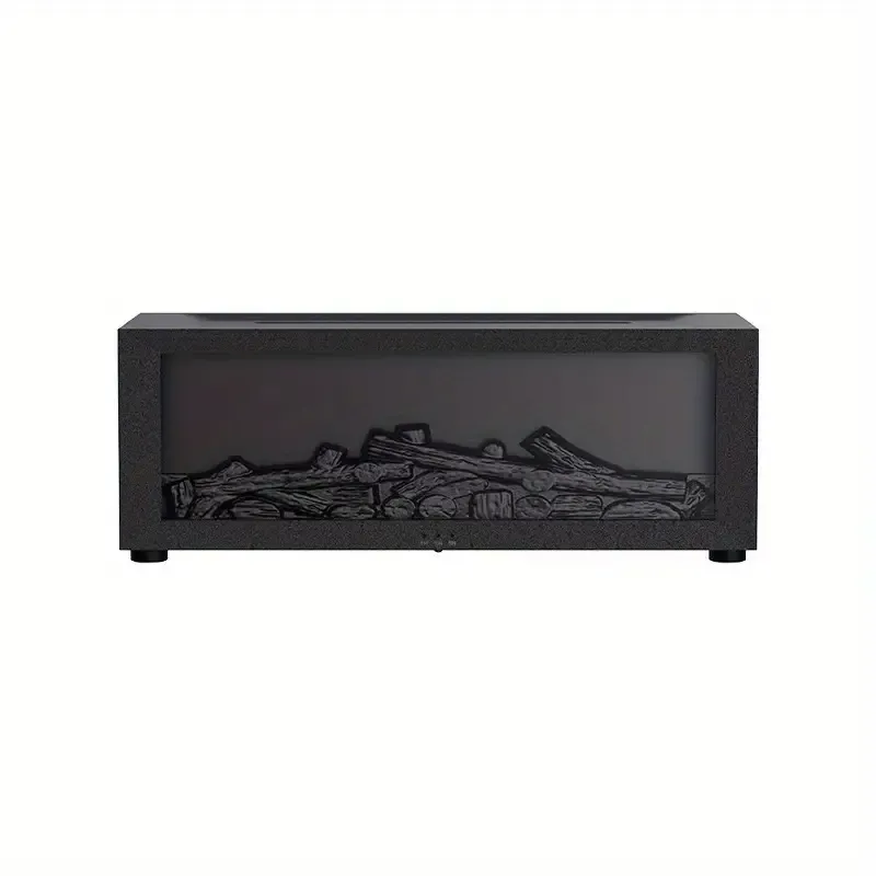 USB Powered Flame Fireplace Diffuser - 1pc Simulated Flame Aroma Humidifier for Bedroom, Home, Office - Long-Lasting Ambient Lighting, Innovative Ice and Fire Effect, Ideal Holiday and Christmas Gift