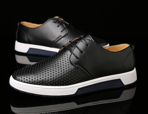 Hollow sports style men's shoes