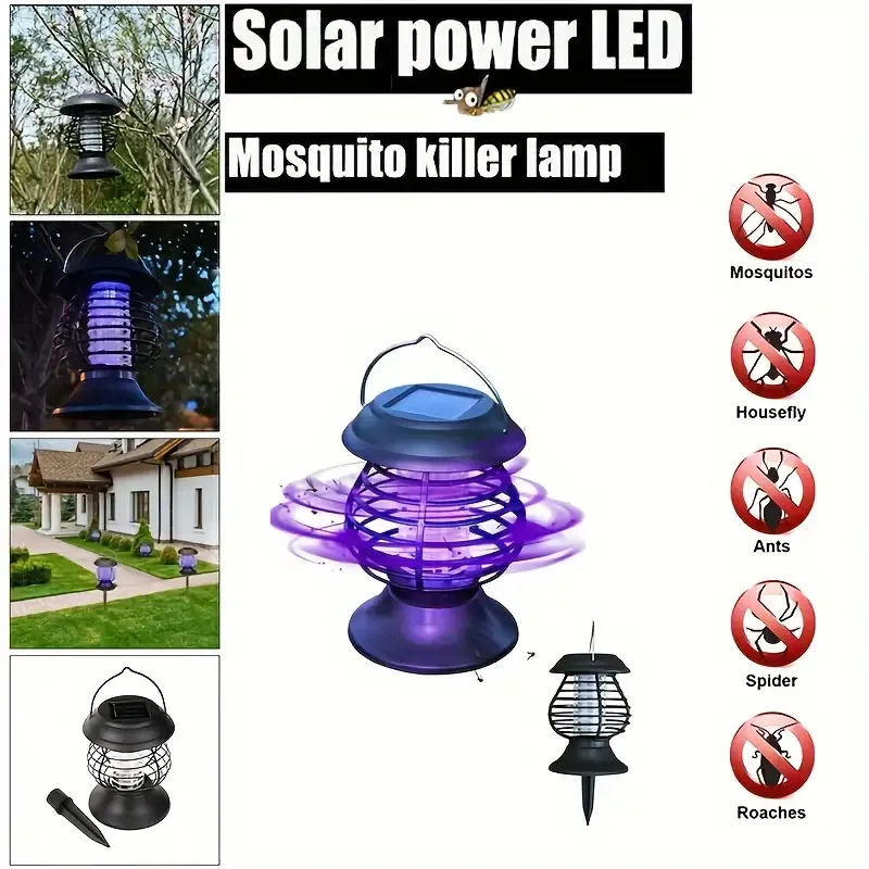 Solar-Powered Mosquito Killer Lamp