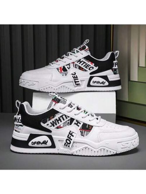 breathable height-enhancing white shoes