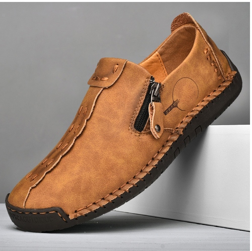 Men Casual Shoes Classic Original Suede Leather Penny Loafers Slip On Flats Male Moccasins Peas Shoes