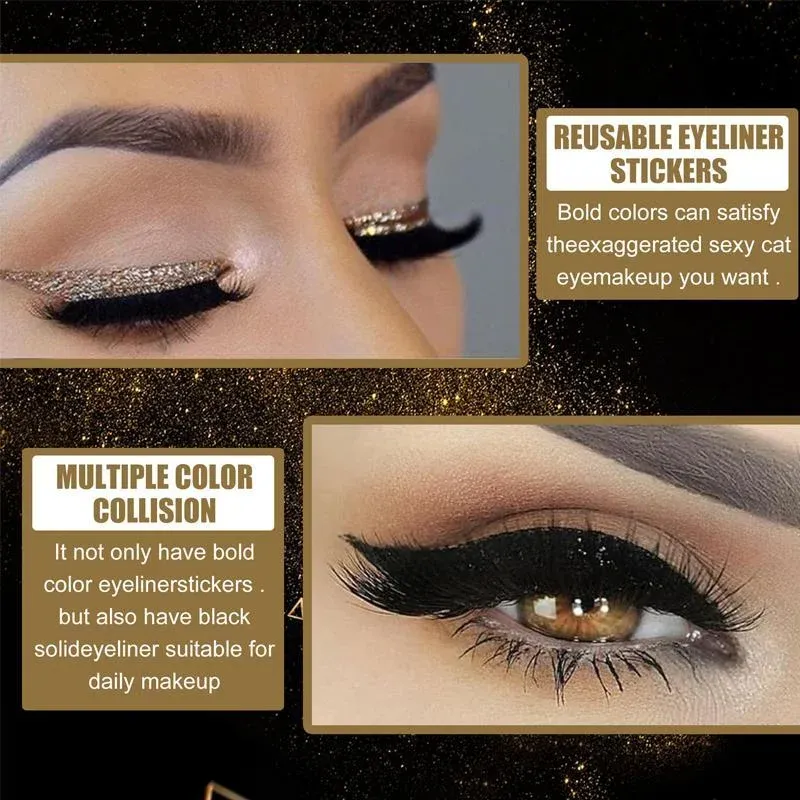 Reusable Eyeliner And Eyelash Stickers