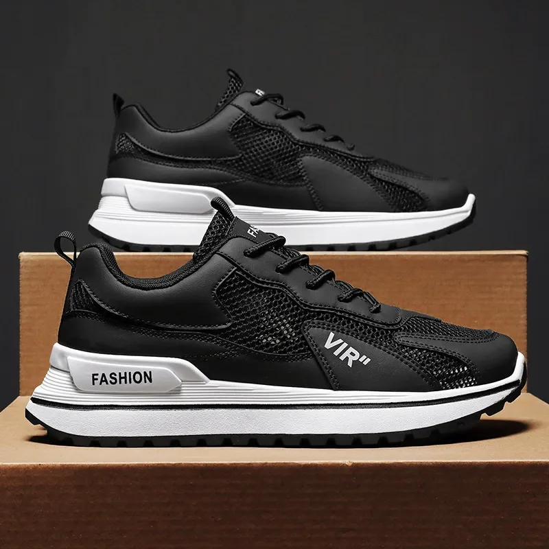 Summer new breathable trendy versatile large mesh casual sports men's shoes