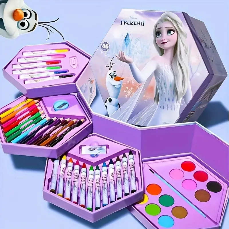 Disney Frozen Elsa cute cartoon painting set multi