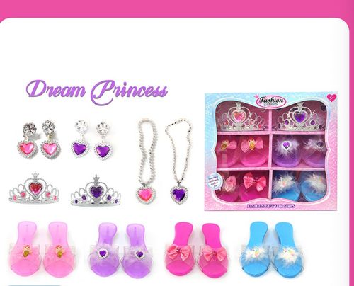 Princess Toddler Dress-Up Shoes Set