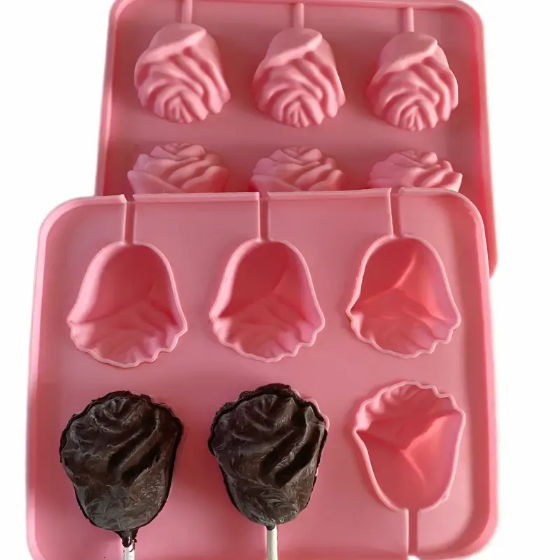 3D Rose Flowers Silicone Mold Set