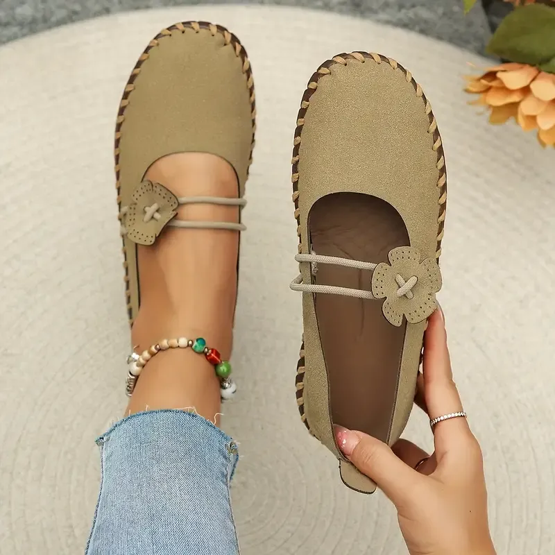Stylish Solid Color Flats for Women