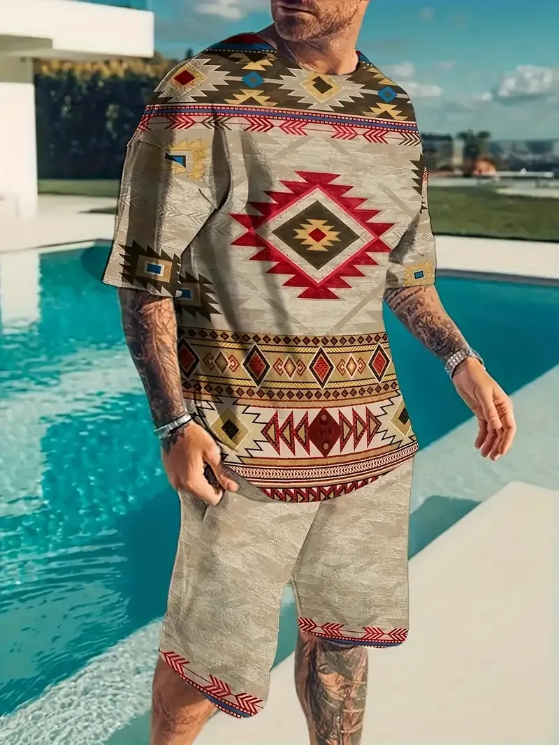 2-Piece Men's Summer Outfit Set