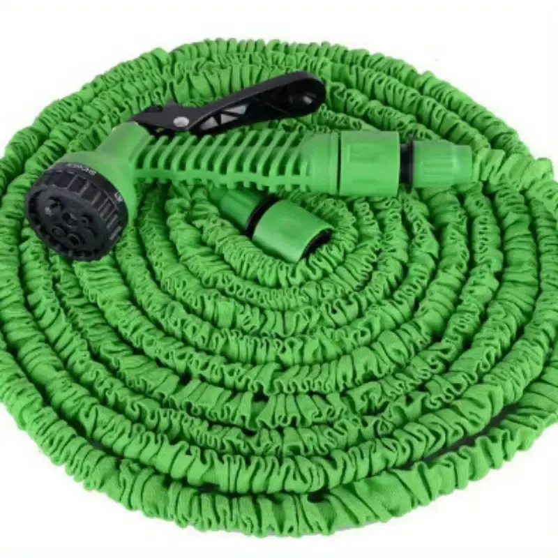 1pc, Versatile Expandable Garden Hose, Flexible Watering And Car Wash Hose With Sprayer Attachment, Essential Cleaning And Irrigation Tool For Home, Outdoor Use, Cleaning Supplies