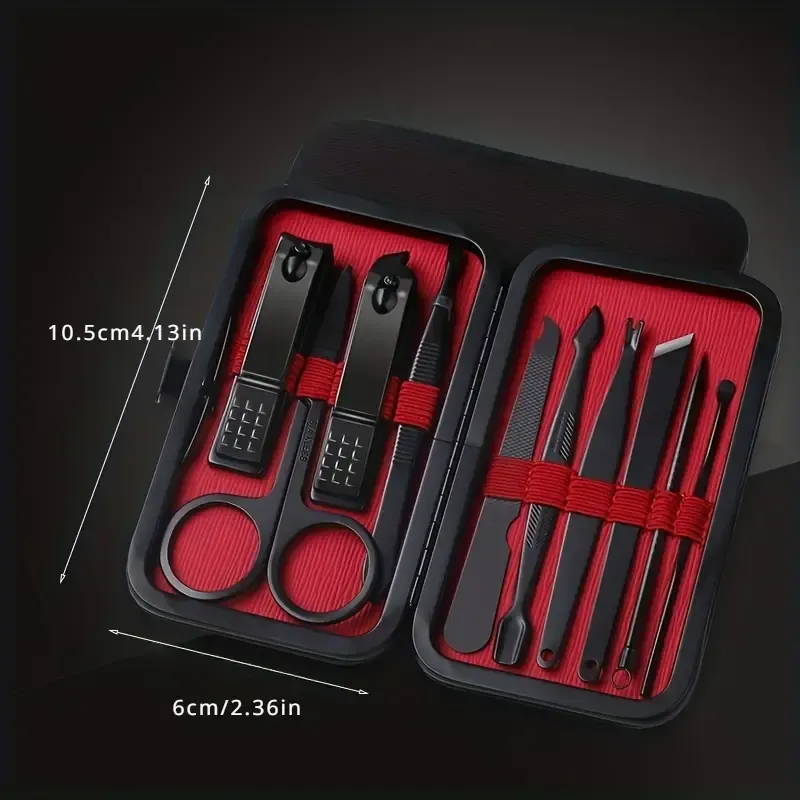 Black Nail Clippers Kit