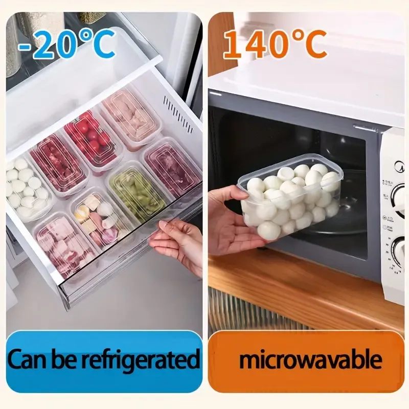 Clear Food Storage Containers with Scale Lines