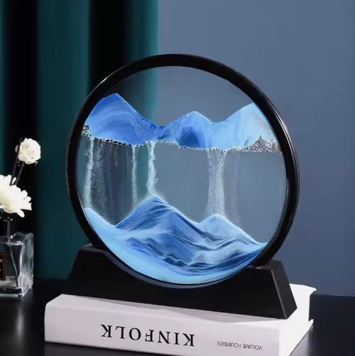 Rotating 3D Moving Sand Art