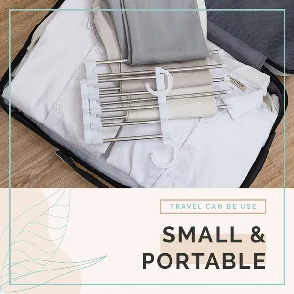 Multi-functional Pants Rack - Closet Multiple Layers Multifunctional Uses Rack Organizer for Trousers Scarves Slack
