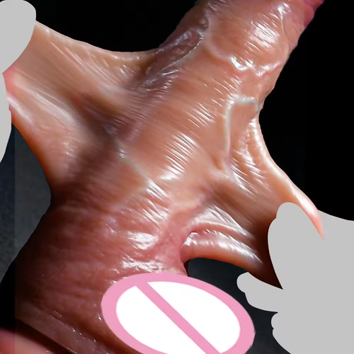 😍😍😍Realistic Dildos for Women Skin Sliding Foreskin Testicles Dildo Anal Vaginal Stimulation Strapon Big Penis Sex Toys for Woman